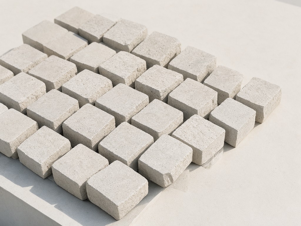 Direct Factory Tumbled Limestone Cube Pavers Supplier